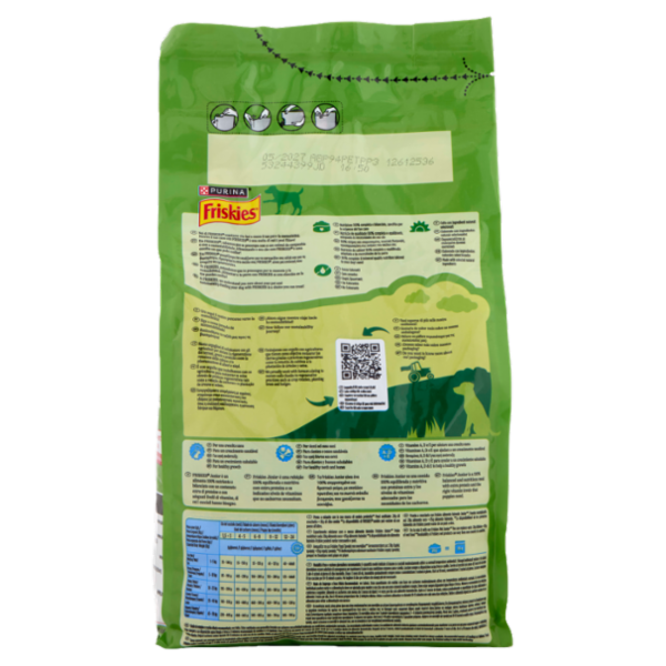 PURINA FRISKIES Junior con Pollo e Verdure e con Latte 1,5 kg