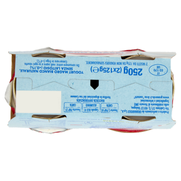 Yomo Zero Grassi Bianco 2 x 125 g