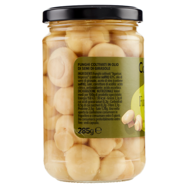Consilia Funghetti Interi in Olio di Semi di Girasole 285 g