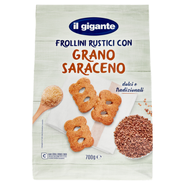 IL GIGANTE Frollini Rustici con Grano Saraceno 700 g