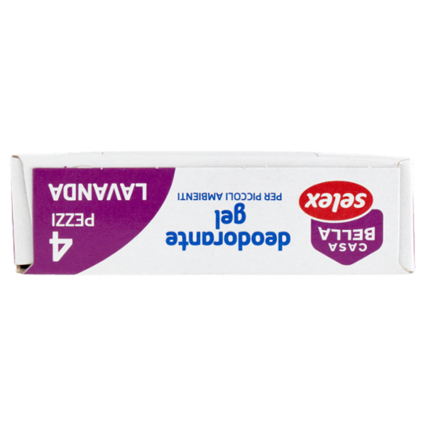 Selex Casa Bella Deodorante per Piccoli Ambienti Gel Lavanda 4 pezzi