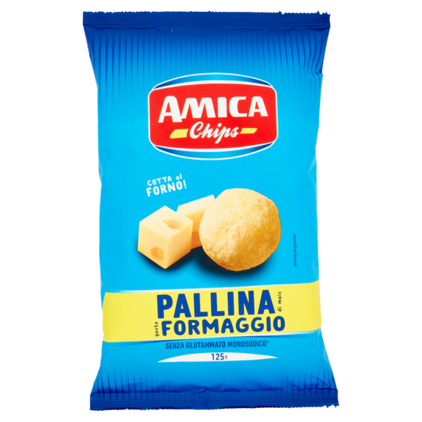 Amica Chips Pallina di mais gusto Formaggio 125 g