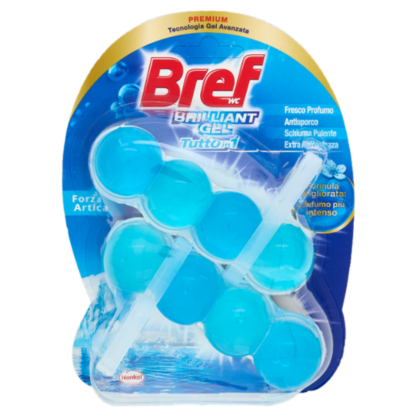BREF WC Brilliant Gel Tutto in 1 Forza Artica 2 x 42 g