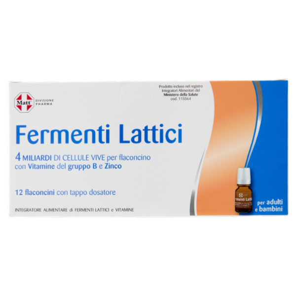 Matt Divisione Pharma Fermenti Lattici 12 flaconcini 84 ml