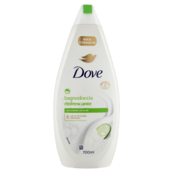 Dove bagnodoccia rinfrescante con cetriolo e tè verde 700 ml