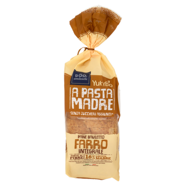 YukyBio A Pasta Madre Pane Bauletto Integrale 400 g