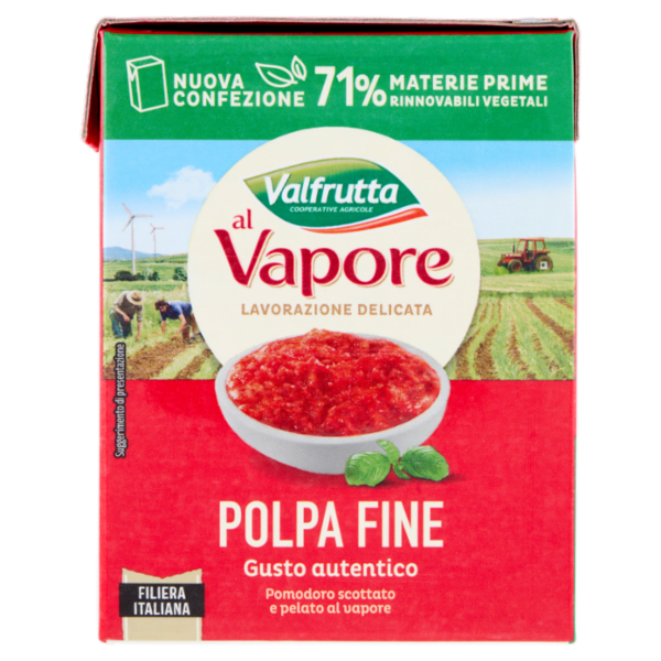 Valfrutta al Vapore Polpa Fine 390 g