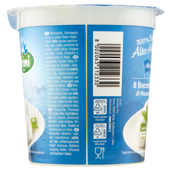 Brimi 8 Bocconcini di Mozzarella 200 g