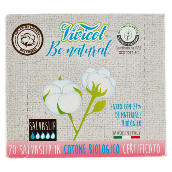 Vivicot Be natural Salvaslip 20 pz