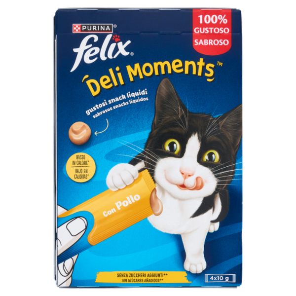FELIX Deli Moments con Pollo 4 x 10 g