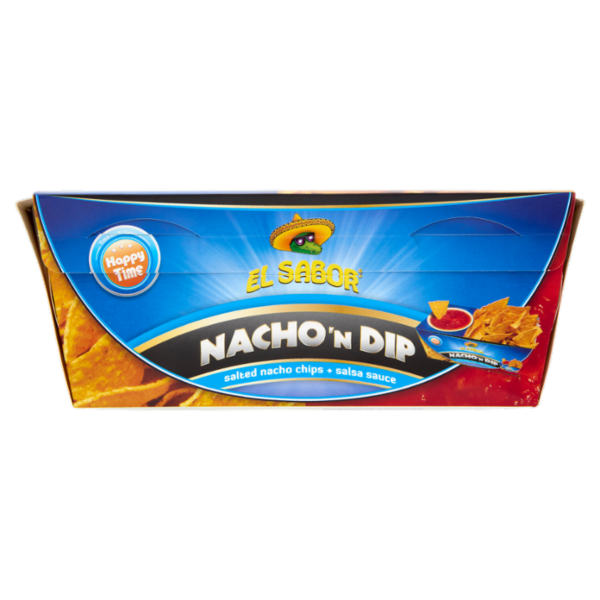 El Sabor Nacho'n Dip salted nacho chips + salsa 175 g