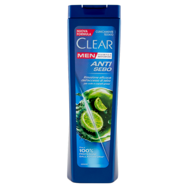 Clear Men Shampoo Antiforfora Anti Sebo 225 ml