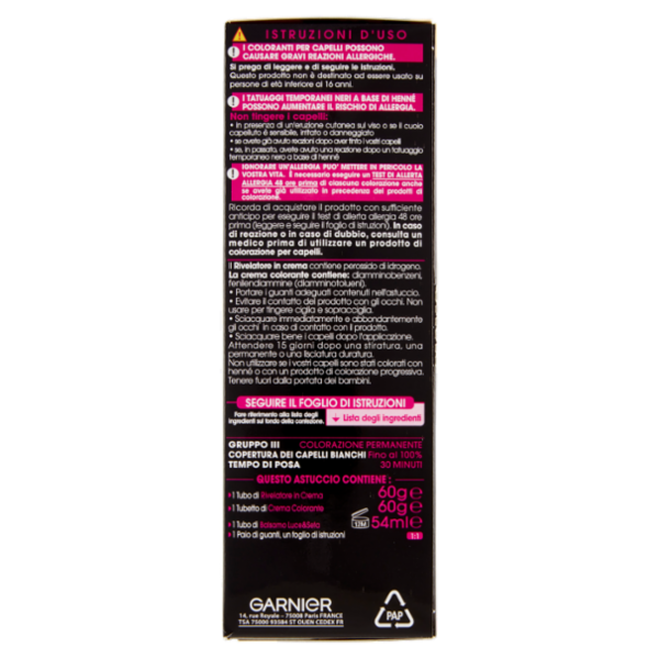 Garnier Olia Tinta Capelli, Senza Ammoniaca, Black sapphire 110
