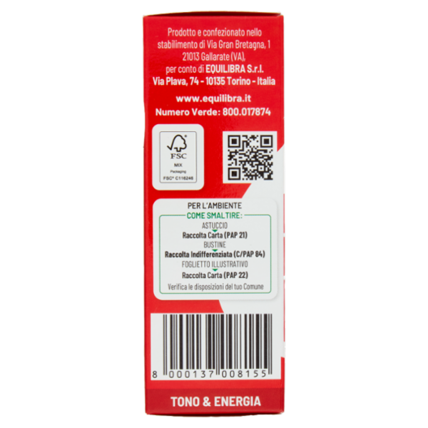 equilibra Carnitine Energy Bustine Monodose 12 x 6,5 g