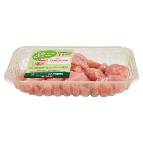 Selex Natura Chiama Bocconcini di Fesa di Tacchino Allevato Senza Antibiotici Senza Glutine 400 g