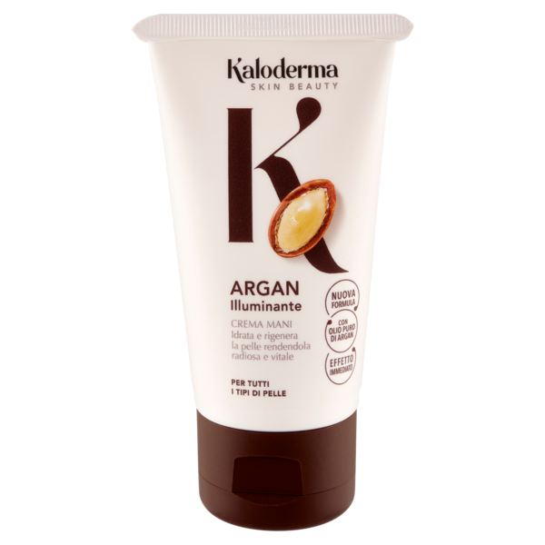 Kaloderma Illuminante Argan Crema Mani per Tutti i Tipi di Pelle 75 ml