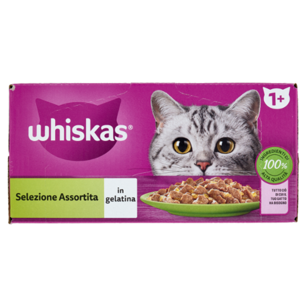 Whiskas Selezione Assortita cibo umido gatto 10x85g