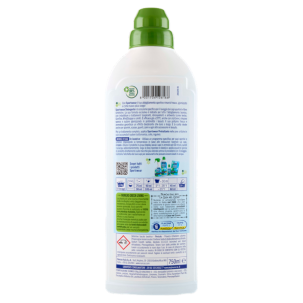 nuncas Sportswear Detergente Specifico per Capi Tecnici 750 ml