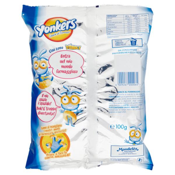 Yonkers snack al Formaggio - 100g
