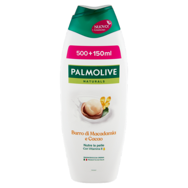 Palmolive bagnoschiuma Naturals Macadamia e Cacao idratante 650 ml