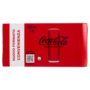 Coca-Cola ZERO Lattina Sleek 10 x 33 Cl