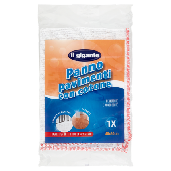IL GIGANTE Panno pavimenti con cotone 40x60 cm 1 pz