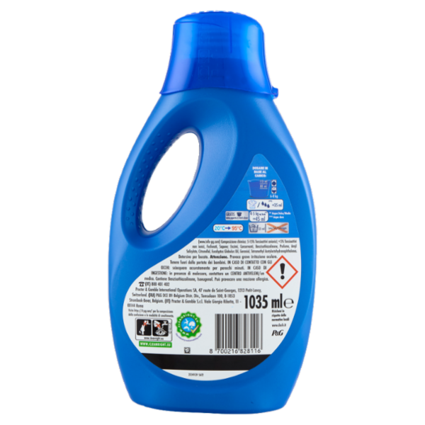 Dash Detersivo Liquido Lavatrice, Salva Colore, 23 Lavaggi 1035 ml