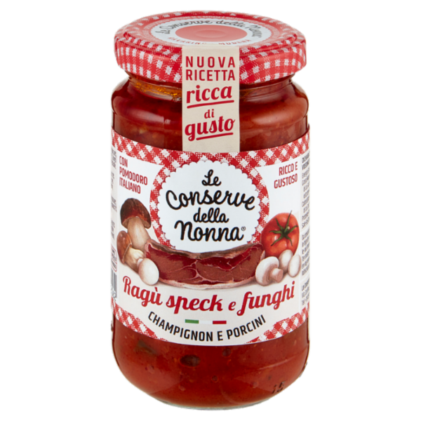 Le Conserve della Nonna Ragù speck e funghi 190 g