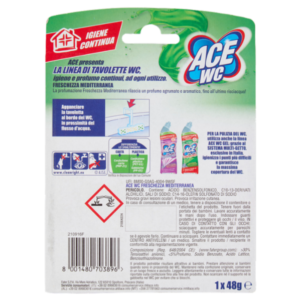 Ace WC Freschezza Mediterranea 1 x 48 g