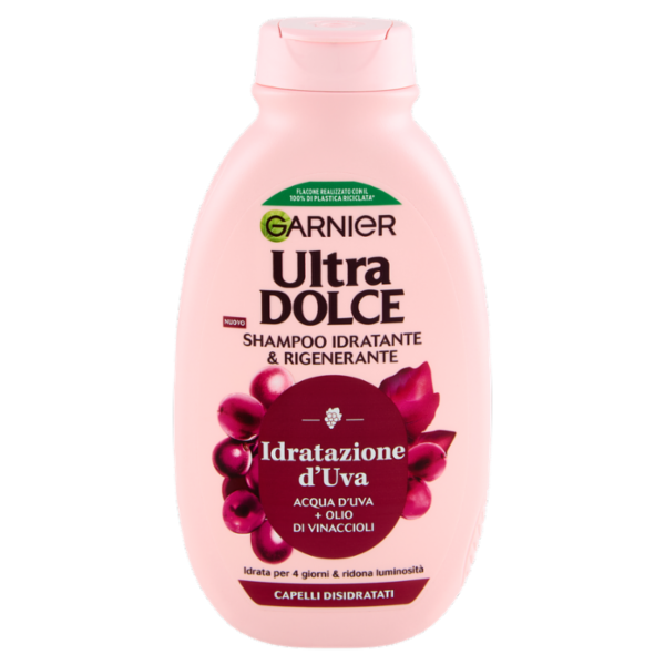 Garnier Ultra Dolce Shampoo Idratante & Rigenerante Idratazione d'Uva 250 ml