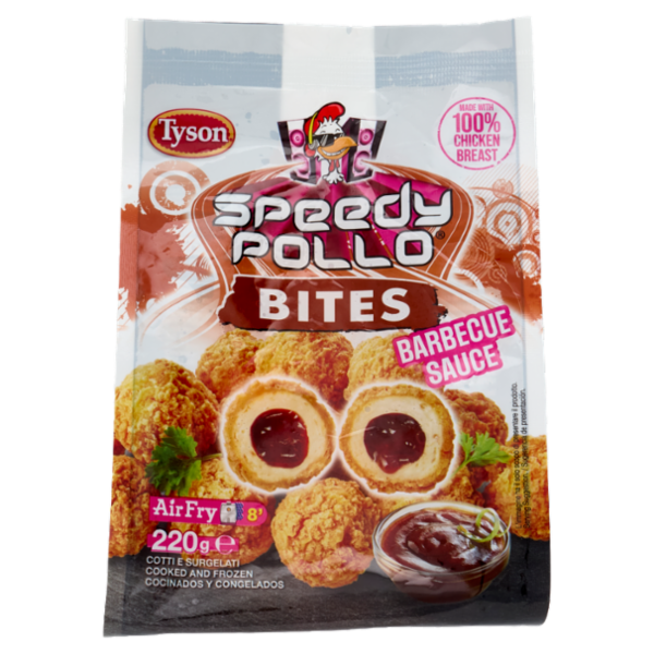 Speedy Pollo Bites Barbecue Sauce Cotti e Surgelati 220 g