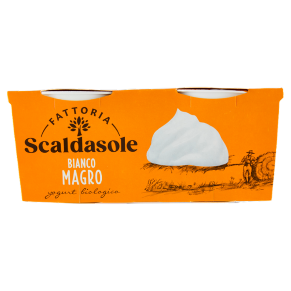 Fattoria Scaldasole Bianco Magro yogurt biologico 2 x 115 g