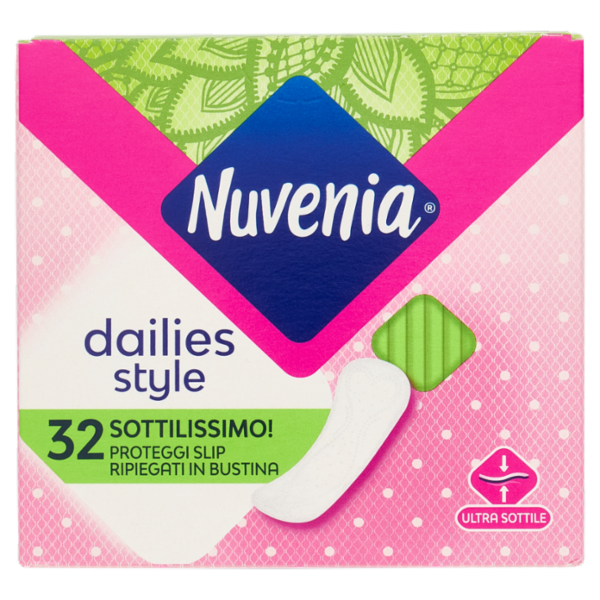 Nuvenia dailies style Sottilissimo! Proteggi Slip Ripiegati in Bustina 32 pz