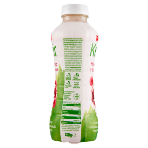 Milk Kefir Melograno e Lampone 480 g