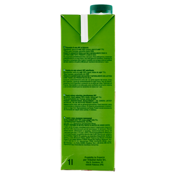 Sojasun Soia Natural Senza Zuccheri 1 l