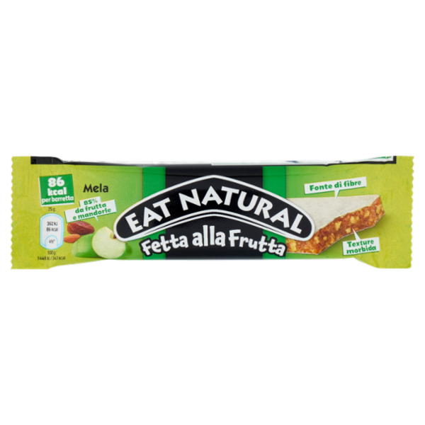 Eat Natural Fetta alla Frutta Mela 25 g