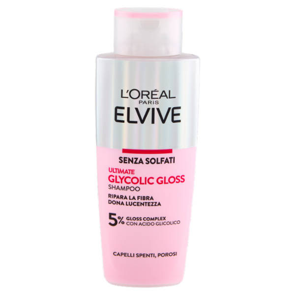 Elvive Ultimate Glycolic Gloss Shampoo Senza Solfati 200 ml