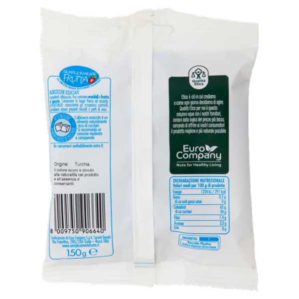 Semplicemente Frutta Albicocche 150 g