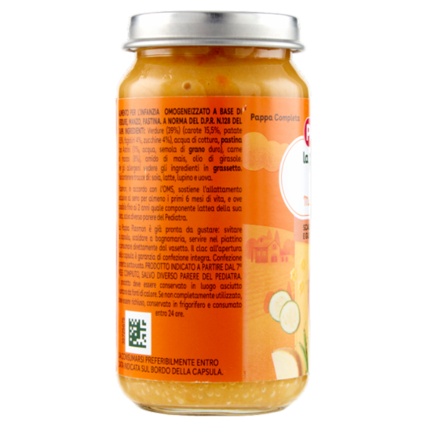 Plasmon la Pappa Verdure, Manzo e Pastina 200 g