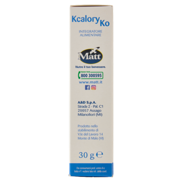 Matt Nutrition Kcalory Ko 30 compresse 30 g