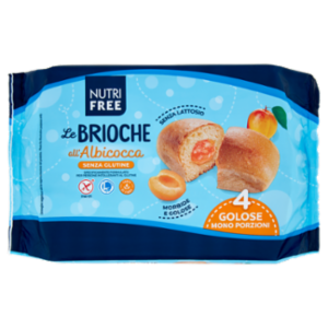 Nutrifree Le Brioche All'Albicocca Senza Glutine Senza Lattosio 4 Mono Porzioni 200 g