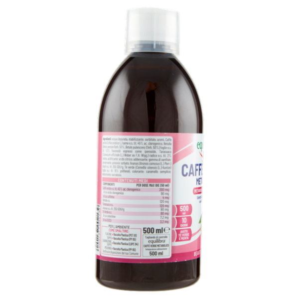 equilibra Caffè Verde Metabolico Metabolismo e Drenaggio 500 ml