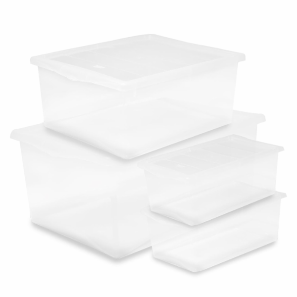 Set Di 4 Contenitori Spring Box (1 Large+ 1 Medium + 2 Xsmall )