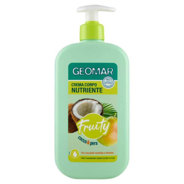Geomar Crema Corpo Nutriente Fruity cocco & pera 500 mL