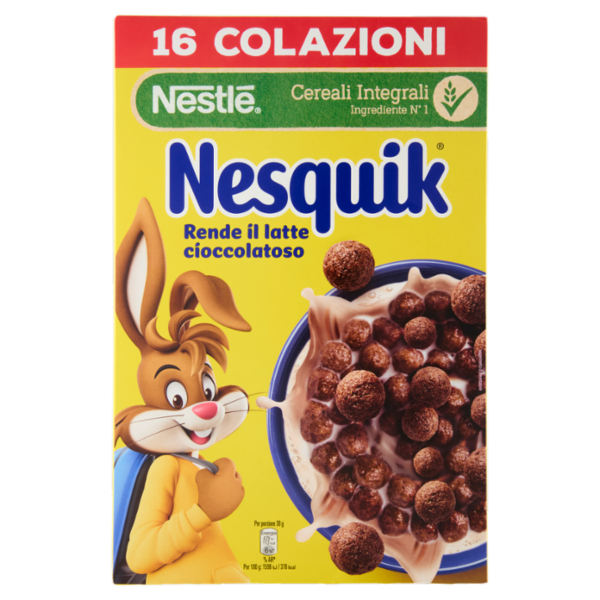 NESQUIK Palline con Cereali Integrali al Cacao 500g
