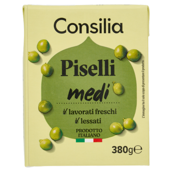 Consilia Piselli Medi Lessati 380 g