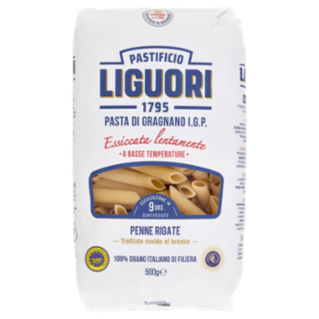 Pastificio Liguori Pasta Di Gragnano I.G.P. Penne Rigate 500 g