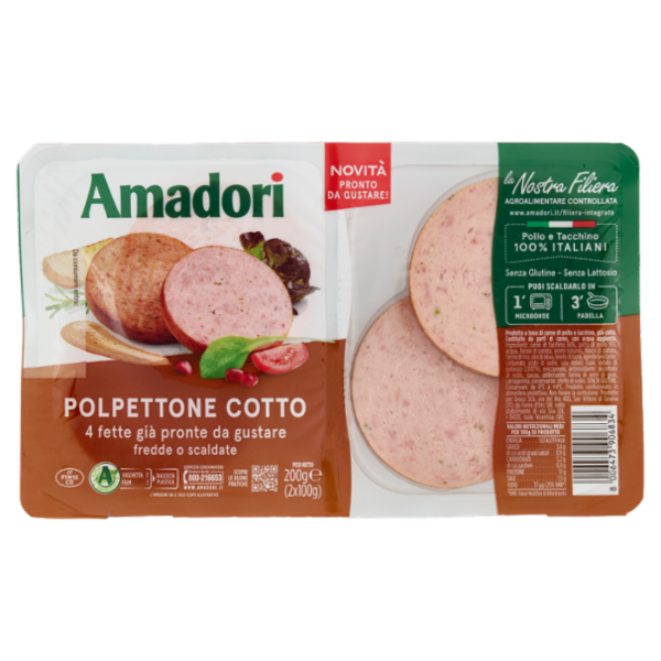 Amadori Polpettone Cotto 2 x 100 g