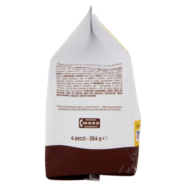 nutella muffin 4 pezzi 264 g