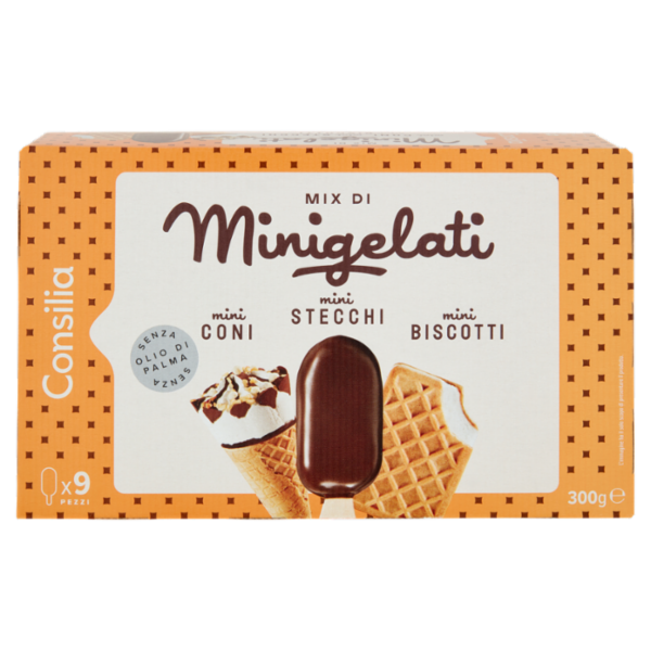 Consilia 9 Minigelati Assortiti 300 g